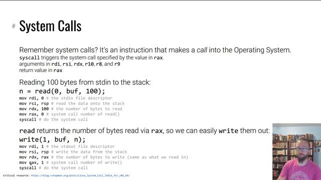 pwn college - Assembly Crash Course - System Calls