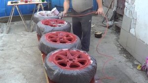 покраска литых дисков в домашних условиях