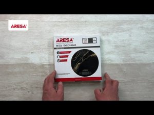 Распаковка кухонных весов / Unpacking of kitchen scales ARESA AR-4315