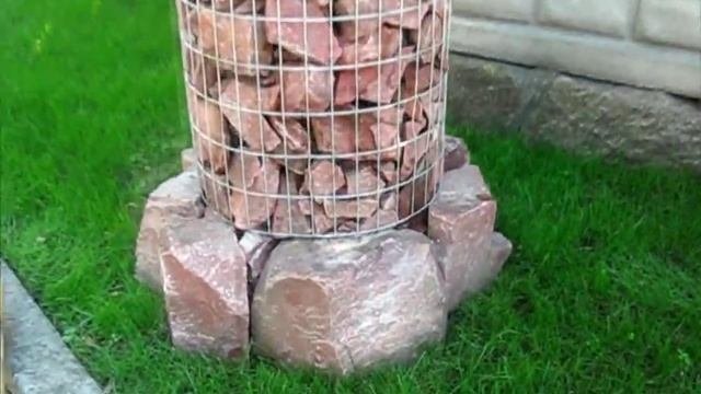 Оформление столба. Легко и просто.