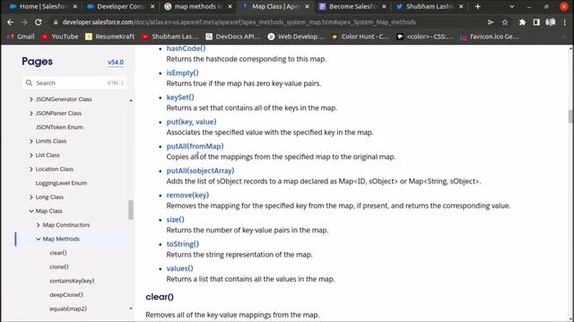 10. Map Collection Types in Apex - Apex Developer Guide смотреть онлайн