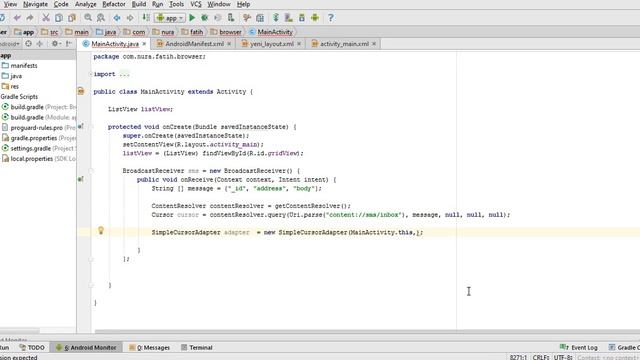 Android 34 BroadCastReceiver смотреть онлайн