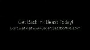 Backlink Beast SEO Software