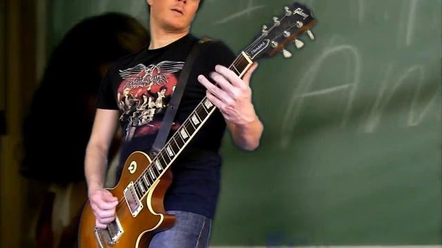 Aerosmith - Livin' On The Edge guitar cover смотреть онлайн