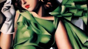 Joven del Vestido Verde de Tamara de Lempicka | Arte de Lempicka