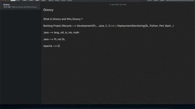 Groovy Introduction