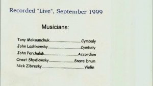 NICK ZIBRESKY-  FALLING LEAVES  & PRIDE AND JOY POLKA
