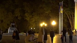 Листья желтые над городом кружатся, Аккордеон, Одесса/Yellow leaves over the city whirl, Accordion