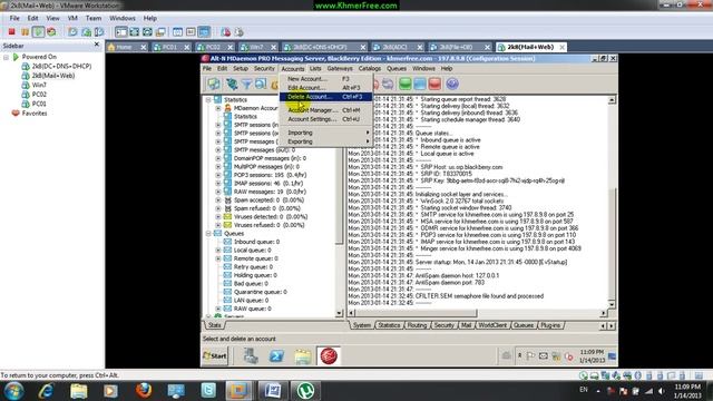 3.3- Connect E-Mail Address MDaemon with Outlook Express, Ms Outlook 2007 смотреть онлайн