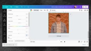How to create crumpled paper texture in canva ?