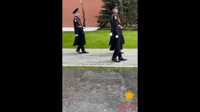 Возложение цветов к Вечному Огню в Александровском саду