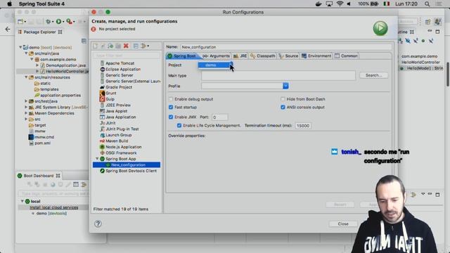 JAVA SPRING BOOT: SPRING MVC E THYMELEAF PER UNA HELLO WORLD APP смотреть онлайн