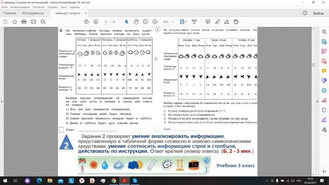 Структура ВПР по окружающему миру и необходимые умения для её успешного выполнения смотреть онлайн