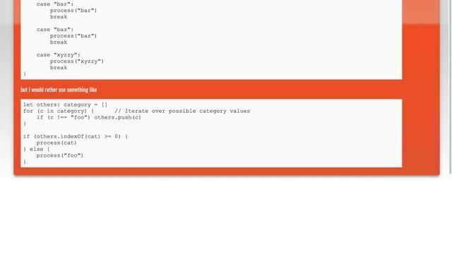 Enumerate TypeScript string literals