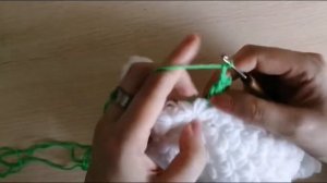 Мини салфетка "летнее настроение" крючком. Подробный мастер класс!