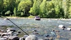 Усть Ионыш, в брод ч/з р. Иня