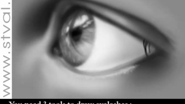 Photoshop Tutorial - прекрасный урок по рисованию человеческого глаза. Реалистично! смотреть онлайн