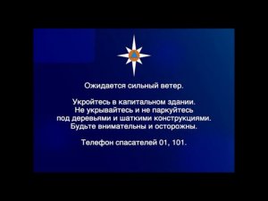 Система экстренного оповещения Москвы 08.08.2019