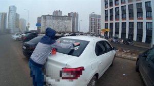 Наклейка Яндекс Такси на заднее стекло