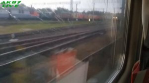 Вид из окна поезда 5|Павелецкое направление|Поезд №1 Москва - Волгоград.