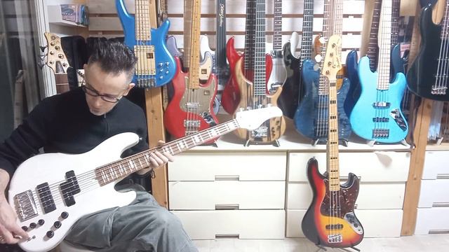 HIGH END JAPANESE BASS GUITARS: dragonfly fat phb 5330 sound check BASS REVIEW смотреть онлайн