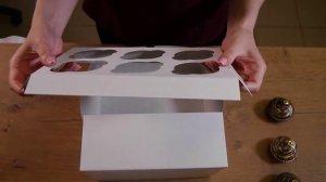 Коробка для капкейков на 6 штук. Инструкция по сборке