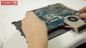 Ремонт материнской платы ноутбука