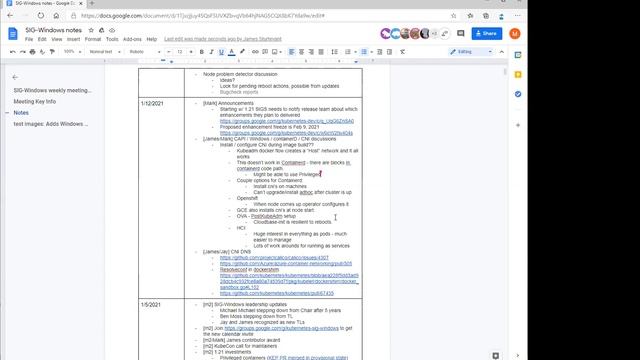 Kubernetes SIG Windows 20210112 смотреть онлайн