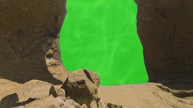 Портал на зеленом фоне. Каменный портал на зеленом фоне. Full HD 1080р. Хромакей.Green screen.Футаж