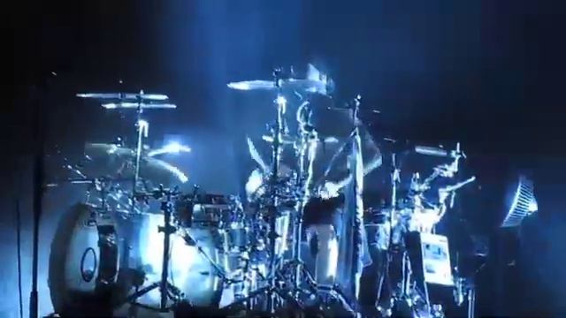 Travis Barker performs his New Drum Solo at Nikon Jones Beach Theater on 8/6/11