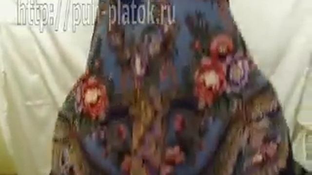 Павловопосадский платок"Обручальное колечко"- Shawl