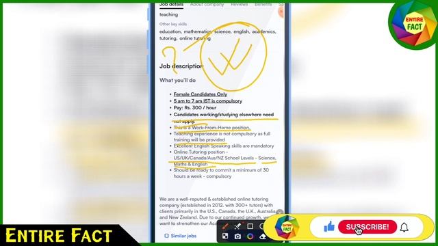 Earn Rs-300 Per Hour | Online Teaching Job | Work on Coaching Centre | Sub - Math, Science & Englis смотреть онлайн