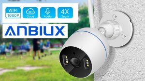 ?? КОМПАКТНАЯ WIFI КАМЕРА НАБЛЮДЕНИЯ ANBIUX С ПОДДЕРЖКОЙ КАРТ ПАМЯТИ ДО 128ГБ