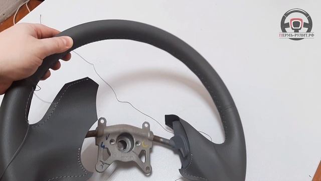 Перетяжка резинового руля Hyundai Accent MT0 оплеткой Пермь рулит - инструкция
