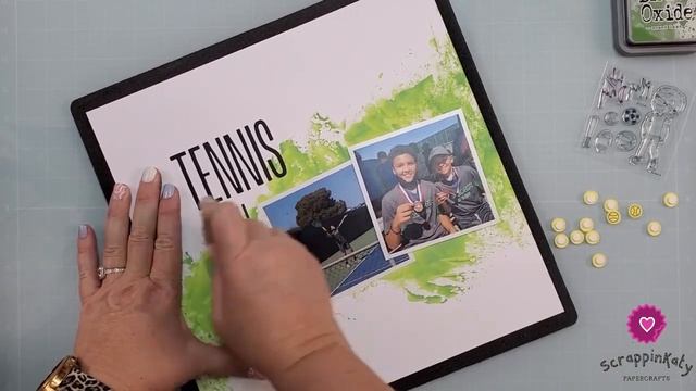 Scrapbooking Sports Photos with Distress Oxide | BestOf30DSCBL | Process Video смотреть онлайн