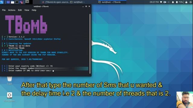 How to do UNLIMITED SMS & Call Bombing using Kali Linux |Sms bombing|Call Bombing | Ethical Hacking