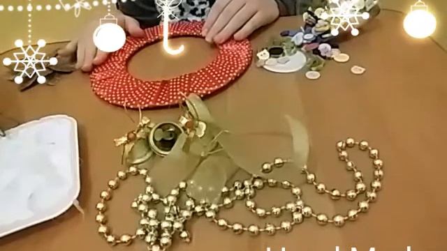 Декоративный рождественский венок! смотреть онлайн