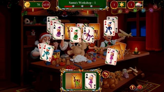 Santa's Christmas Solitaire смотреть онлайн