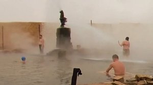 Радоновый источник недалеко от Актау. Горячая вода круглый год!