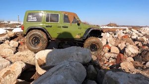 ОГРОМНЫЙ Jeep Axial SCX6 ... Месим весеннюю грязь! ... RC OFFroad 4x4 ... Часть 3