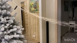 Гирлянда конский хвост убрать на хранение не запутав!Наш способ