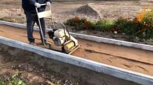 Подготовка основания под тротуарную плитку