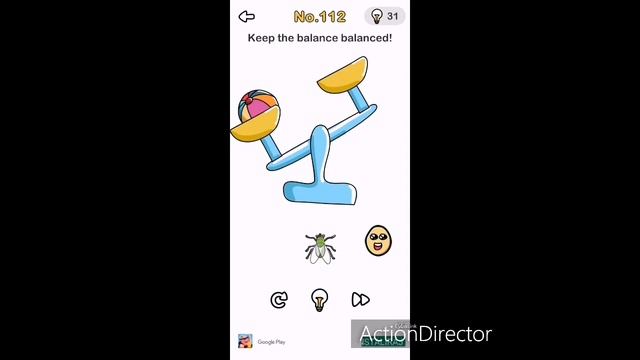 Brain Out level 112 Updated Keep balance balanced смотреть онлайн