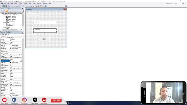 Belajar Membuat PlaceHolder dengan VBA Excel смотреть онлайн