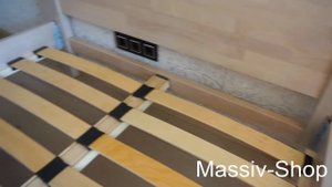 Кровать из массива дерева на заказ.avi