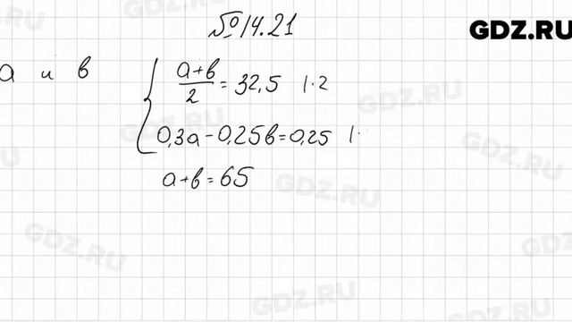№ 14.21 - Алгебра 7 класс Мордкович смотреть онлайн