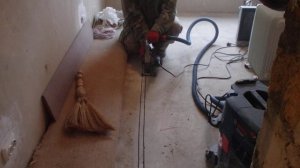 ШТРОБОРЕЗ БОШ GNF 65 A Professional в работе ч3.