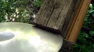 Поломанная титановая лопата.