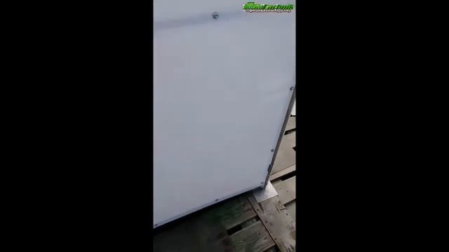 Летний душ из поликарбоната для дачи, мини обзор смотреть онлайн