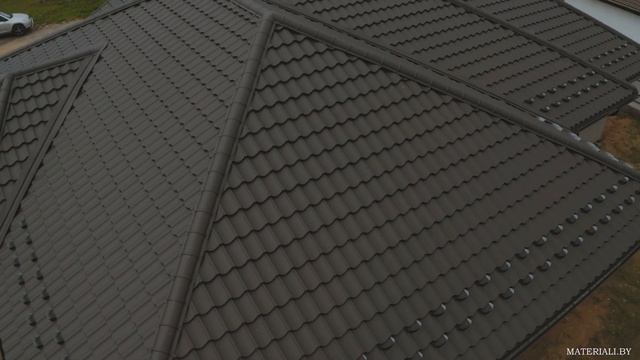 Модульная металлочерепица Bratex Scandinavia RR32 - кровля от ГудРуфинг №8. смотреть онлайн